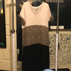 Umgee cheetah midi dress